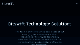 What Bitswift.tech website looked like in 2018 (6 years ago)