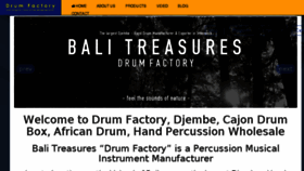 What Bali-treasures.com website looked like in 2018 (6 years ago)