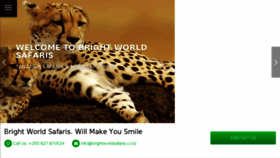 What Brightworldsafaris.com website looked like in 2018 (6 years ago)
