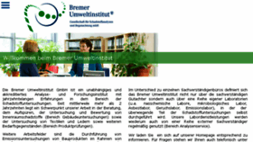 What Bremer-umweltinstitut.de website looked like in 2018 (6 years ago)