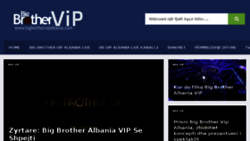 What Bigbrothervipalbania.com website looked like in 2018 (6 years ago)