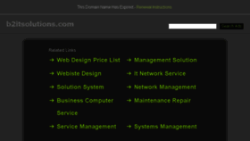 What B2itsolutions.com website looked like in 2018 (6 years ago)