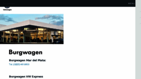 What Burgwagen.com.ar website looked like in 2018 (6 years ago)
