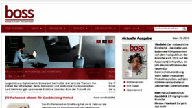 What Boss-magazin.de website looked like in 2018 (6 years ago)