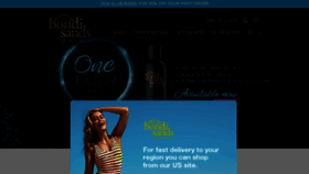 What Bondisands.com.au website looked like in 2018 (6 years ago)