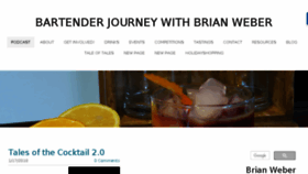 What Bartenderjourney.net website looked like in 2018 (6 years ago)