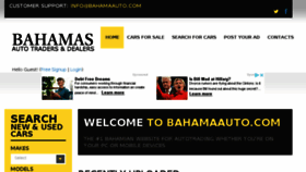 What Bahamaauto.com website looked like in 2018 (6 years ago)