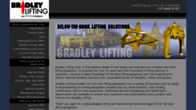 What Bradleylifting.com website looked like in 2018 (6 years ago)