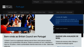 What Britishcouncil.pt website looked like in 2018 (6 years ago)