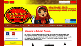 What Babciaspierogi.com website looked like in 2018 (6 years ago)