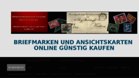 What Briefmarken-danner.de website looked like in 2018 (6 years ago)