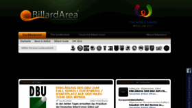 What Billardarea.de website looked like in 2018 (6 years ago)