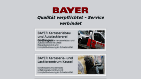 What Bayer-karosseriebau.de website looked like in 2018 (6 years ago)