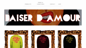 What Baiserdamourco.com website looked like in 2018 (6 years ago)