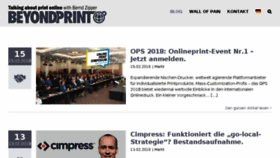 What Beyond-print.de website looked like in 2018 (6 years ago)