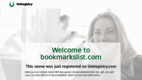 What Bookmarkslist.com website looked like in 2018 (6 years ago)