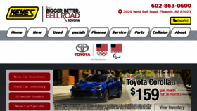What Bellroadtoyota.com website looked like in 2018 (6 years ago)