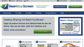 What Beamyourscreen.de website looked like in 2018 (6 years ago)