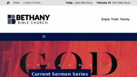 What Bethanybiblechurch.com website looked like in 2018 (6 years ago)