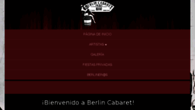 What Berlincabaret.com website looked like in 2018 (6 years ago)