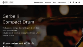 What Bateriaacusticaportatil.com.br website looked like in 2018 (6 years ago)