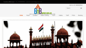 What Bnbnewdelhi.com website looked like in 2018 (6 years ago)