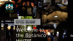 What Botanicohostel.com website looked like in 2018 (6 years ago)