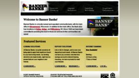 What Bannerbanks.com website looked like in 2018 (6 years ago)