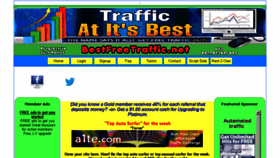 What Bestfreetraffic.net website looked like in 2018 (6 years ago)