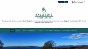 What Balgediehouseandlodge.com website looked like in 2018 (6 years ago)