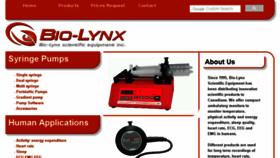 What Bio-lynx.com website looked like in 2018 (6 years ago)