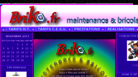 What Briko.fr website looked like in 2018 (6 years ago)