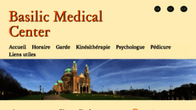 What Basilicmedicalcenter.be website looked like in 2018 (6 years ago)