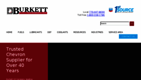 What Burkettoil.com website looked like in 2018 (6 years ago)