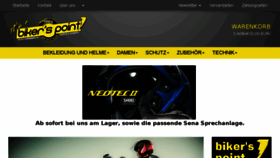 What Bikerspoint24.de website looked like in 2018 (6 years ago)