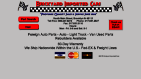 What Brickyardimportedcars.com website looked like in 2018 (6 years ago)