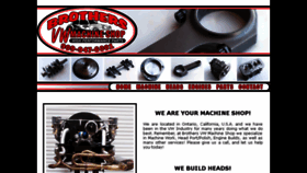 What Brothersvwmachineshop.com website looked like in 2018 (6 years ago)