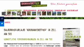 What Bauernhof-zellamsee.com website looked like in 2018 (6 years ago)
