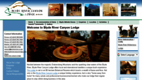 What Blyderivercanyonlodge.com website looked like in 2018 (6 years ago)