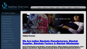 What Blankets-manufacturer.com website looked like in 2018 (6 years ago)