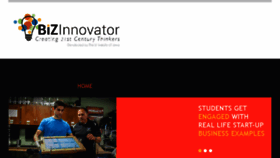 What Bizinnovator.com website looked like in 2018 (6 years ago)