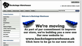 What Backstagewarehouse.co.uk website looked like in 2018 (6 years ago)