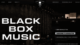 What Black-box-music.de website looked like in 2018 (6 years ago)