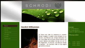 What Blumenschrodi.de website looked like in 2018 (6 years ago)