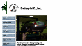 What Batterymd.com website looked like in 2018 (6 years ago)