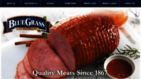 What Bluegrassqualitymeats.com website looked like in 2018 (6 years ago)