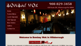 What Bombaywok.com website looked like in 2018 (6 years ago)