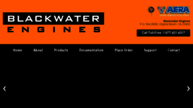 What Blackwaterengines.com website looked like in 2018 (6 years ago)