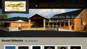 What Bowlingfuneralhome.com website looked like in 2018 (6 years ago)
