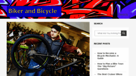 What Bikerandbicycle.com website looked like in 2018 (6 years ago)